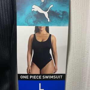 Puma Women's Classic Black One Piece Swimsuit